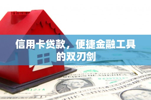海东信用卡贷款，便捷金融工具的双刃剑