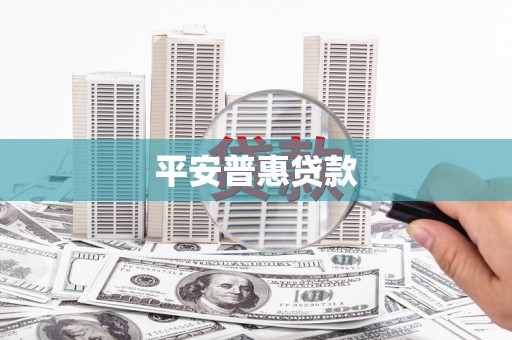 海东平安普惠贷款