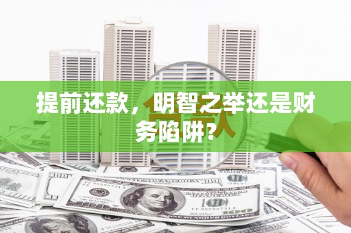 海东提前还款，明智之举还是财务陷阱？