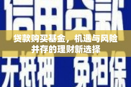 海东贷款购买基金，机遇与风险并存的理财新选择