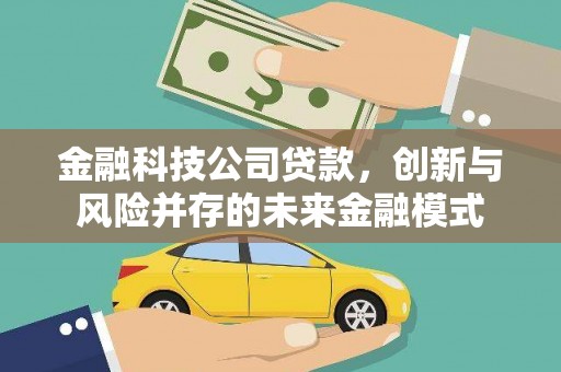 海东金融科技公司贷款，创新与风险并存的未来金融模式