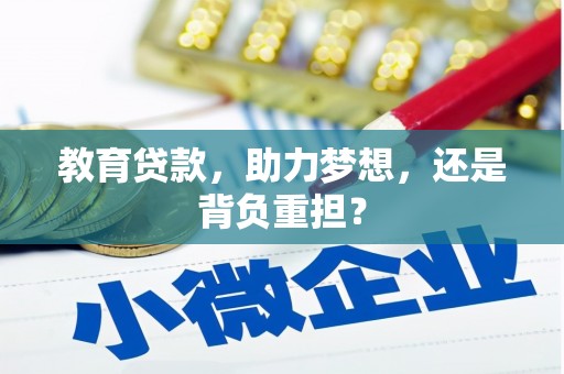 海东教育贷款，助力梦想，还是背负重担？