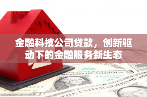 海东金融科技公司贷款，创新驱动下的金融服务新生态