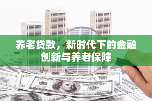 海东养老贷款，新时代下的金融创新与养老保障