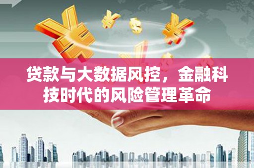 海东贷款与大数据风控，金融科技时代的风险管理革命