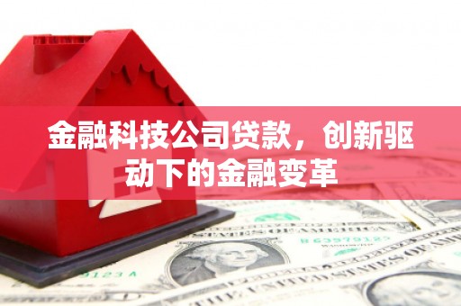 海东金融科技公司贷款，创新驱动下的金融变革