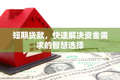 海东短期贷款，快速解决资金需求的智慧选择