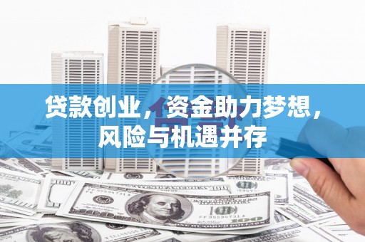 海东贷款创业，资金助力梦想，风险与机遇并存