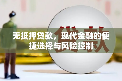 海东无抵押贷款，现代金融的便捷选择与风险控制