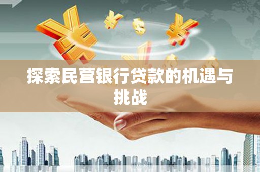 海东探索民营银行贷款的机遇与挑战