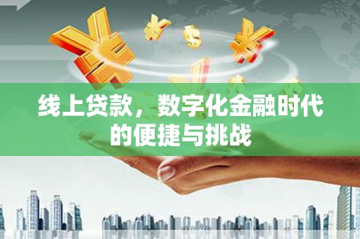 海东线上贷款，数字化金融时代的便捷与挑战