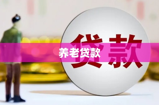 海东养老贷款
