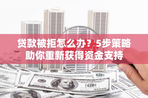 海东贷款被拒怎么办？5步策略助你重新获得资金支持
