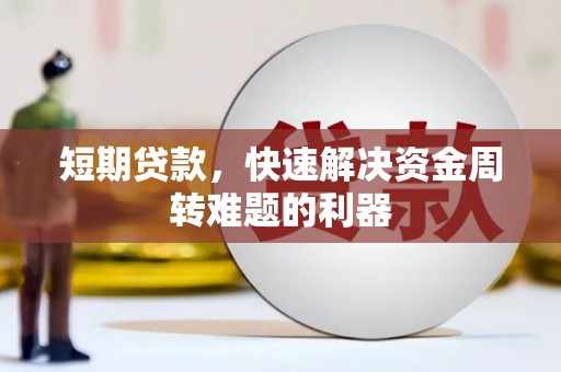 海东短期贷款，快速解决资金周转难题的利器