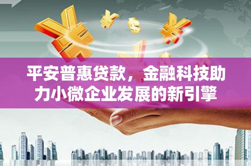 海东平安普惠贷款，金融科技助力小微企业发展的新引擎