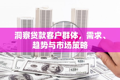 海东洞察贷款客户群体，需求、趋势与市场策略