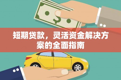 海东短期贷款，灵活资金解决方案的全面指南