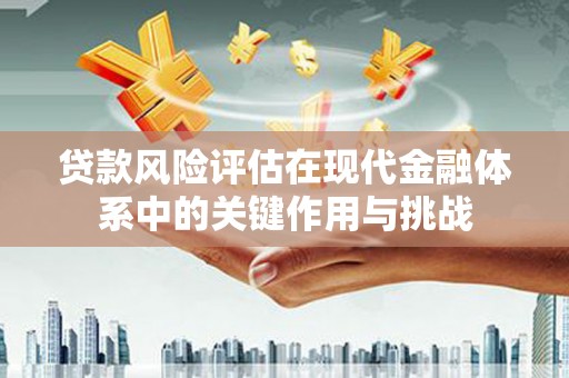 海东贷款风险评估在现代金融体系中的关键作用与挑战