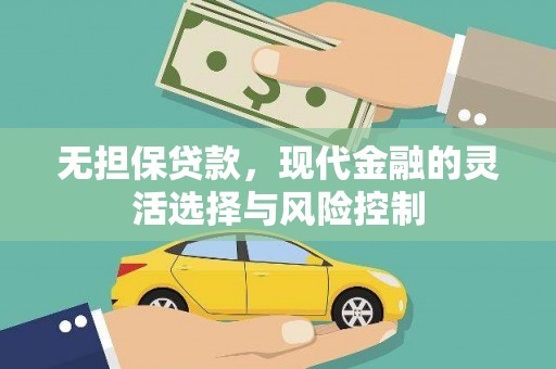 海东无担保贷款，现代金融的灵活选择与风险控制