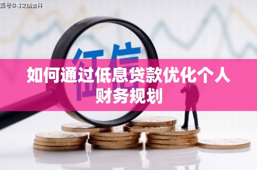 海东如何通过低息贷款优化个人财务规划