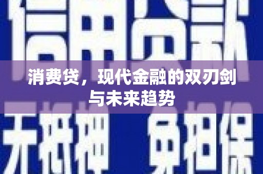 海东消费贷，现代金融的双刃剑与未来趋势
