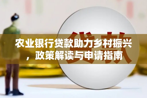 海东农业银行贷款助力乡村振兴，政策解读与申请指南