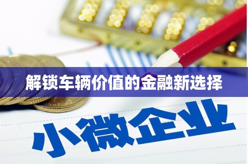 海东解锁车辆价值的金融新选择
