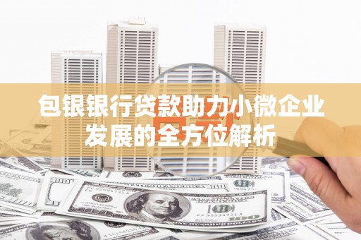 海东包银银行贷款助力小微企业发展的全方位解析