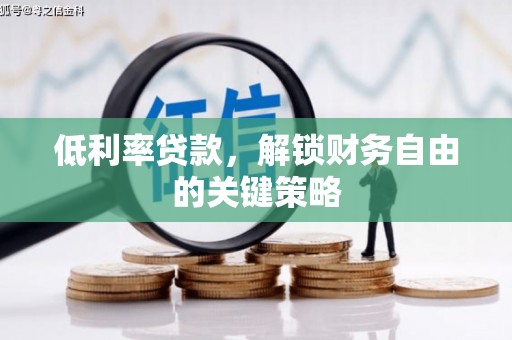 海东低利率贷款，解锁财务自由的关键策略