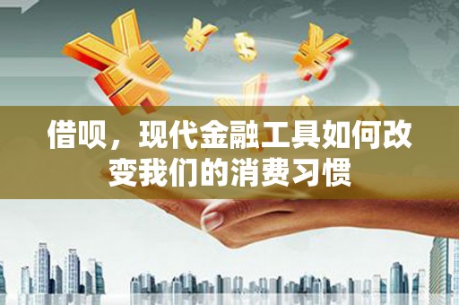 海东借呗，现代金融工具如何改变我们的消费习惯