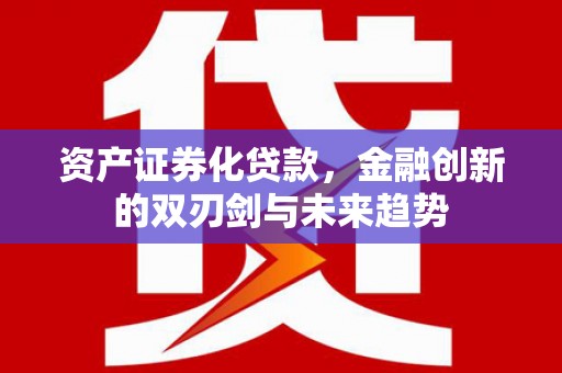 海东资产证券化贷款，金融创新的双刃剑与未来趋势