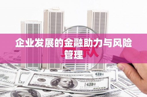 海东企业发展的金融助力与风险管理