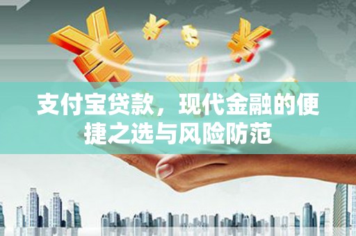 海东支付宝贷款，现代金融的便捷之选与风险防范