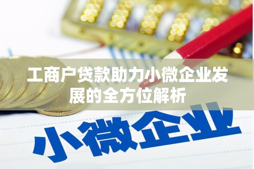海东工商户贷款助力小微企业发展的全方位解析