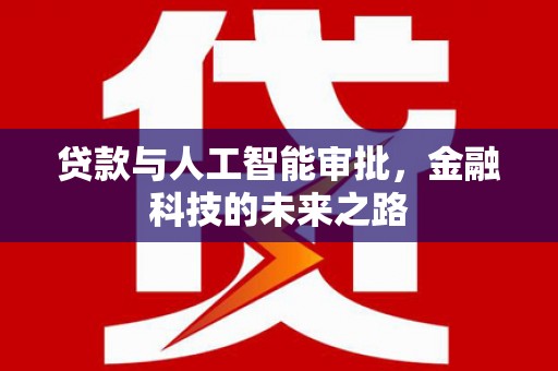 海东贷款与人工智能审批，金融科技的未来之路