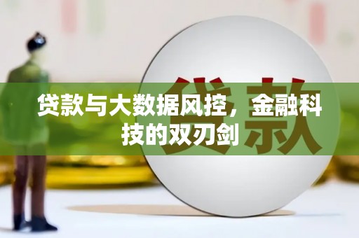 海东贷款与大数据风控，金融科技的双刃剑