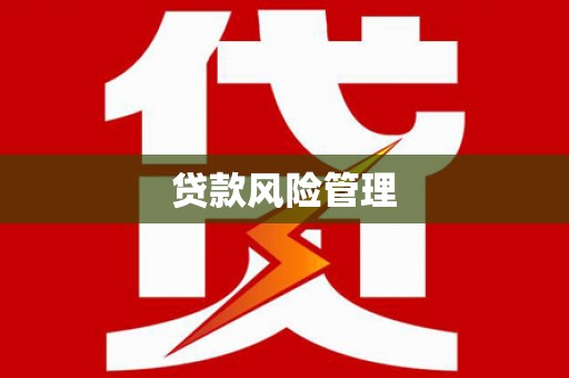 海东贷款风险管理