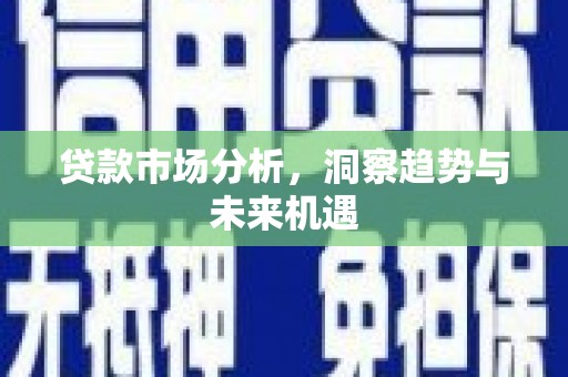 海东贷款市场分析，洞察趋势与未来机遇