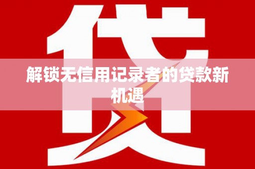 海东解锁无信用记录者的贷款新机遇
