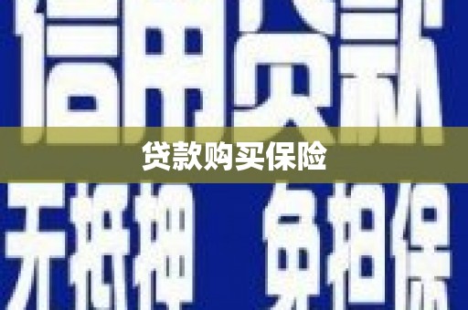 海东贷款购买保险
