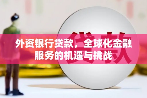 海东外资银行贷款，全球化金融服务的机遇与挑战
