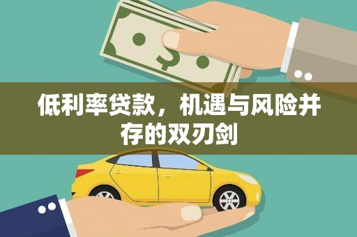 海东低利率贷款，机遇与风险并存的双刃剑