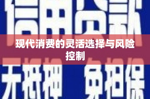 海东现代消费的灵活选择与风险控制