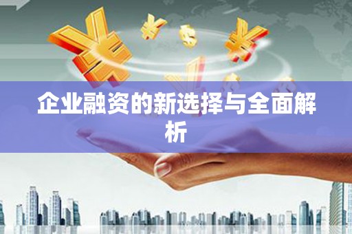 海东企业融资的新选择与全面解析