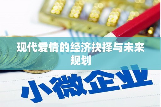 海东现代爱情的经济抉择与未来规划