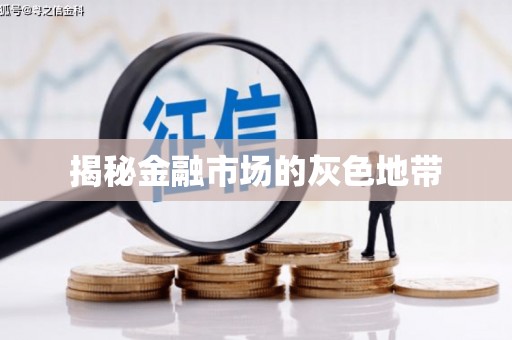 海东揭秘金融市场的灰色地带