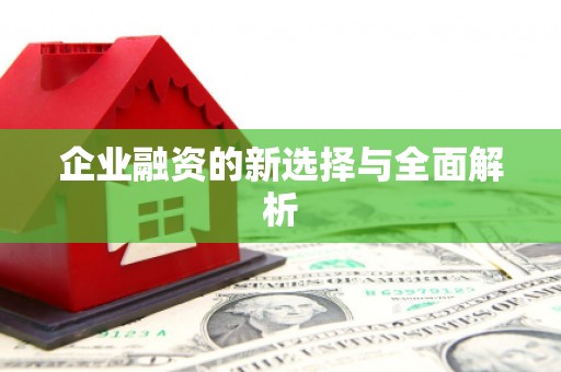 海东企业融资的新选择与全面解析