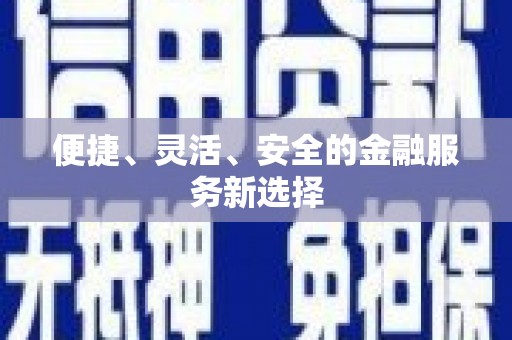 海东便捷、灵活、安全的金融服务新选择